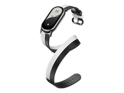 Xiaomi | Pasek Na Rękę | Projektowany Dla Xiaomi Smart Band 8 | Czarno-biały