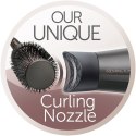 Remington D5706 Curl & Straight Confidence Ionic Suszarka do Włosów, Szary/Różowy Remington