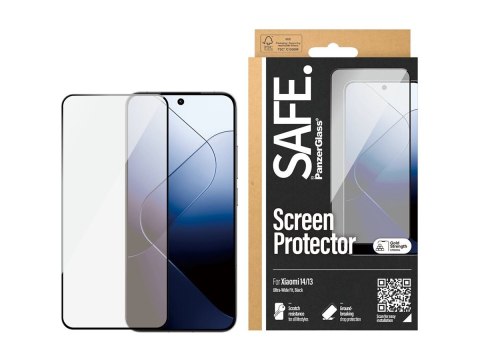 SAFE by PanzerGlass Screen Protector Xiaomi 14 | 13 | Ultra-Wide Fit