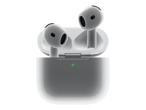 Słuchawki bezprzewodowe Apple AirPods 4 z funkcją aktywnej redukcji hałasu, idealne dla miłośników muzyki i wygody.