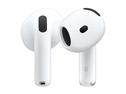 Słuchawki bezprzewodowe Apple AirPods 4 z funkcją aktywnej redukcji hałasu, idealne dla miłośników muzyki i wygody.