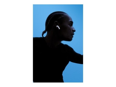 Słuchawki bezprzewodowe Apple AirPods 4 z funkcją aktywnej redukcji hałasu, idealne dla miłośników muzyki i wygody.