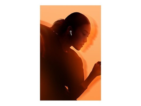 Słuchawki bezprzewodowe Apple AirPods 4 z funkcją aktywnej redukcji hałasu, idealne dla miłośników muzyki i wygody.