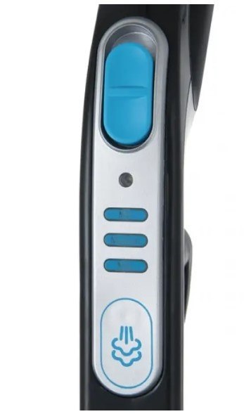 Tefal VP6555RH Steam Power Handstick Mop, 1200 W, Heating time 0,5 min, Black/Light Blue