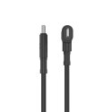 Hyper HyperJuice Silikonowy kabel USB-C do USB-C i Lightning Hybrid 60W, czarny | Hyper