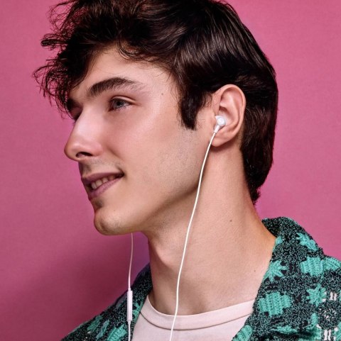 Przewodowe słuchawki douszne Energy Sistem EasyPods Type C, Snow | Energy Sistem