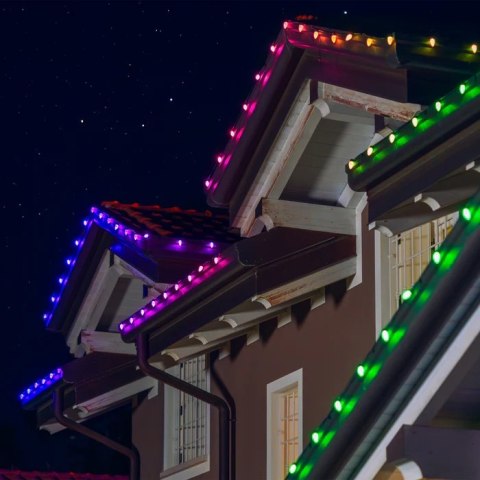 Żarówki Twinkly C9 Smart LED 40 RGB, 12,2 m, zielony przewód|Twinkly