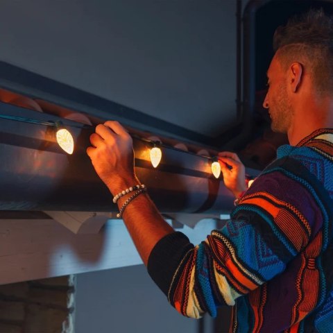 Żarówki Twinkly C9 Smart LED 40 RGB, 24,2 m, zielony przewód|Twinkly