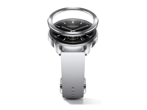 Xiaomi | Watch Ramka szkiełka zegarka - pasek | Srebrny | TPU