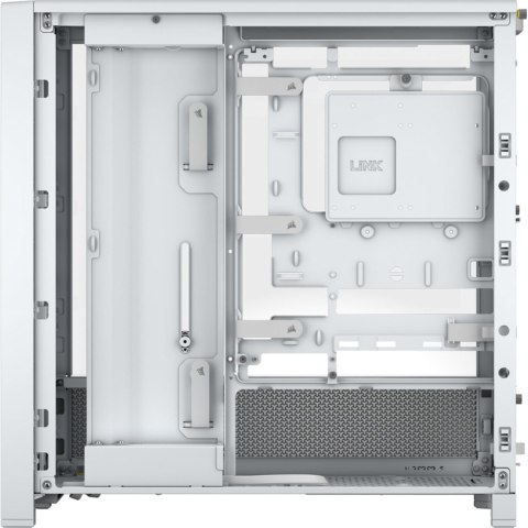 Corsair PC Case | Frame 4000D Modular | White | Mid-Tower | Power supply included No