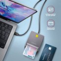 AXAGON CRE-SM3TC USB-C Czytnik kart inteligentnych/kart identyfikacyjnych, kabel 1,2 m | AXAGON