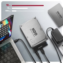 Adapter AXAGON ADSA-FPX USB-C 10Gbps - SATA 6G 2,5