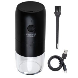 Bezprzewodowy elektryczny młynek do kawy Camry USB | CR 4302 | 25 W | Pojemność ziaren kawy 25-30 g | Czarny