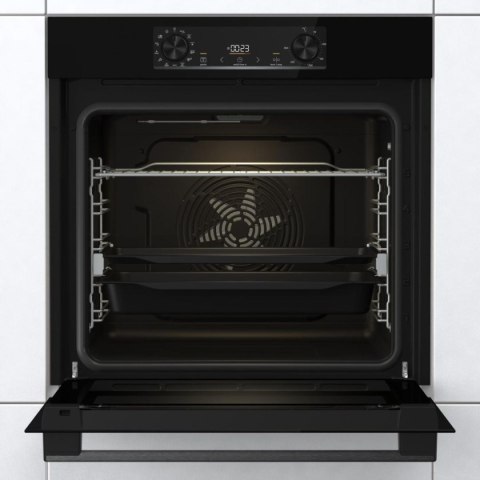 Gorenje Oven | BOS6737E13FBG | 77 L | Electric | AquaClean | Mechanical | Steam function | Height 59.5 cm | Width 59.5 cm | Stai