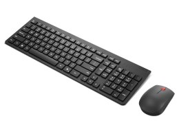 Lenovo Essential | Zestaw klawiatura i mysz | Bezprzewodowy | Rosyjski/Cyrylicki | Czarny | 2,4 GHz