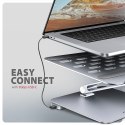 Podstawka AXAGON HMC-STND dla laptopów 10"-16" i huba USB 5Gbps, 3x USB-A, HDMI 4K/60Hz, RJ-45 | AXAGON