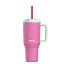 KUBEK TERMICZNY RIO ZE SŁOMKĄ BUBBLE MINT 950ML