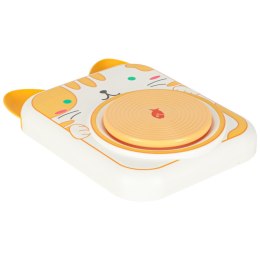 Koło garncarskie zestaw kreatywny glina farby kotek żółty