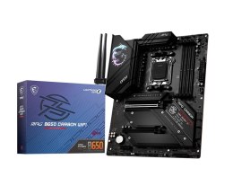 MSI | MPG B650 CARBON WIFI | Rodzina procesorów AMD | Gniazdo procesora AM5 | DDR5 DIMM | Gniazda pamięci 4 | Obsługiwane interf
