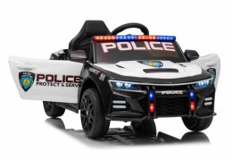 SAMOCHÓD POLICYJNY PROTECT NA AKUMULATOR, MEGAFON, KOGUTY, JAKOSĆ/XMX-629