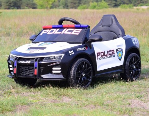 SAMOCHÓD POLICYJNY PROTECT NA AKUMULATOR, MEGAFON, KOGUTY, JAKOSĆ/XMX-629