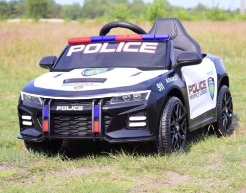 SAMOCHÓD POLICYJNY PROTECT NA AKUMULATOR, MEGAFON, KOGUTY, JAKOSĆ/XMX-629
