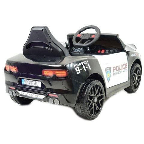 SAMOCHÓD POLICYJNY PROTECT NA AKUMULATOR, MEGAFON, KOGUTY, JAKOSĆ/XMX-629