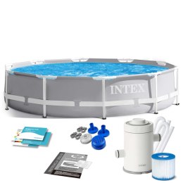 Basen ogrodowy stelażowy 305 x 76 cm zestaw 3w1 INTEX 26702