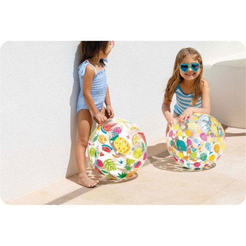 Dmuchana piłka plażowa wesołe rybki 51 cm INTEX 59040