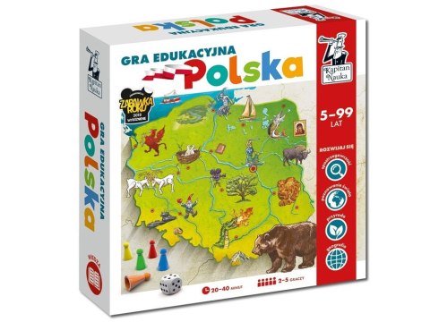 Kapitan Nauka Gra edukacyjna Polska GR0519