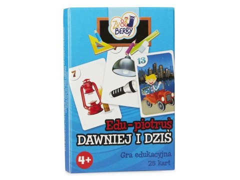 Muduko Karty Piotruś DAWNIEJ I DZIŚ 25 kart - gra edukacyjna GR0525