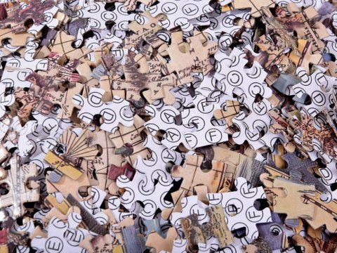 Puzzle antyczna stara MAPA ŚWIATA 1000 ele ZA3963 Puzzle antyczna stara MAPA ŚWIATA 1000 ele ZA3963