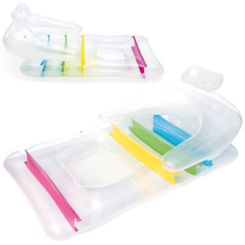 Bestway Dmuchany fotel Leżak Materac do wody z oparciem 165cm 90 kg 43011