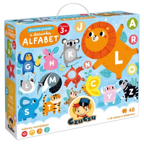 CzuCzu Duuuże puzzle z dziurką Alfabet ZA4077