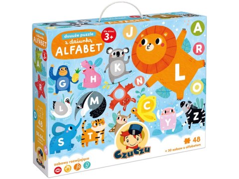 CzuCzu Duuuże puzzle z dziurką Alfabet ZA4077