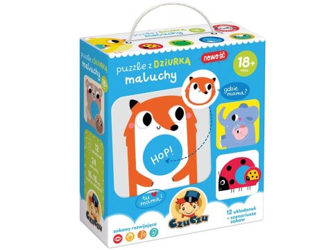 CzuCzu Puzzle z dziurką Maluchy układanka ZA4060 CzuCzu Puzzle z dziurką Maluchy układanka ZA4060