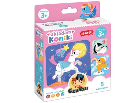 CzuCzu Układam Koniki puzzle 45ele ZA4050 CzuCzu Układam Koniki puzzle 45ele ZA4050