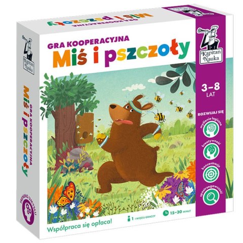 Gra kooperacyjna Miś i pszczoły 3-8 lat GR0537 Gra kooperacyjna Miś i pszczoły 3-8 lat GR0537