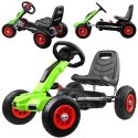 Pojazd sportowy GOKART na pedały dla dzieci do 30 kg Pompowane koła SP0152