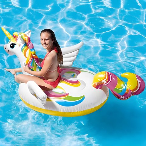 Materac dmuchany jednorożec wyspa INTEX 57561