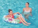 Bestway Dmuchane koło do pływania z uchwytami NIEBIESKIE 91cm 36084