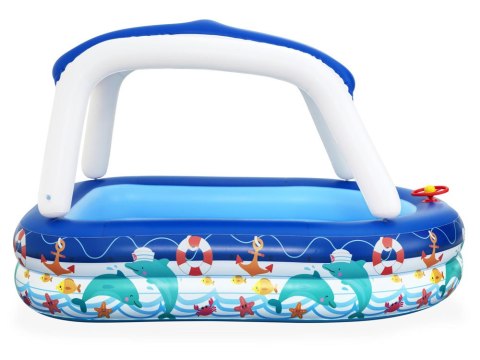 Bestway Dmuchany basen z odpinanym daszkiem + kierownica Sea Captain 54370
