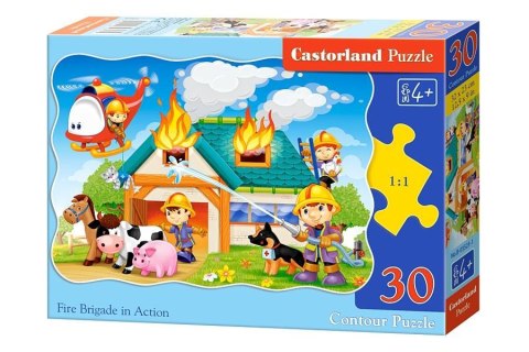 Puzzle 30 el. Fire Brigade in Action