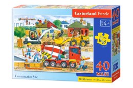 Puzzle 40 el. MAXI Construction Site