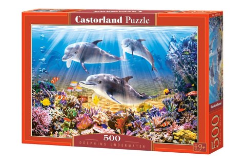 Puzzle 500 el. Dolphins Underwater