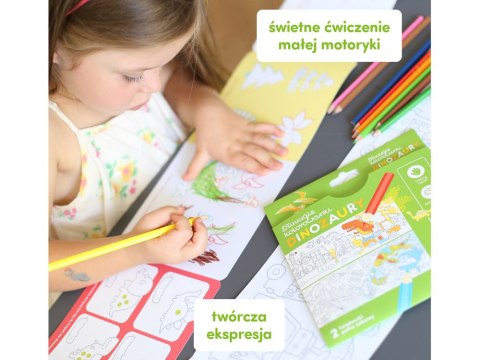 CzuCzu Dłuuugie kolorowanki Dinozaury ZA4229 CzuCzu Dłuuugie kolorowanki Dinozaury ZA4229