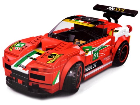 Klocki sportowe auto 164 elem. + naklejki ZA4289 Klocki sportowe auto 164 elem. + naklejki ZA4289