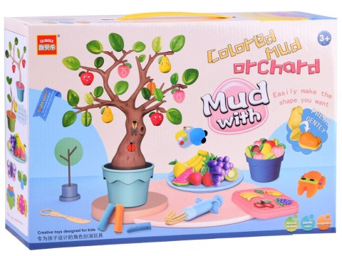 Masa plastyczna drzewko owoce robaczki ZA4412