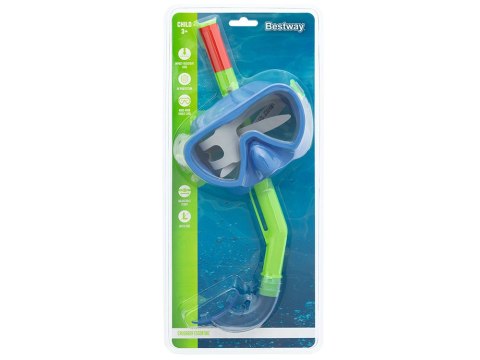 Bestway Zestaw Maska z rurką do pływania snurkowania dla dzieci 3+ 24036 Bestway Zestaw Maska z rurką do pływania snurkowania dla dzieci 3+ 24036