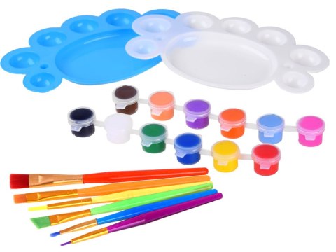 Fartuszek do malowania 27 el. farby pędzle ZA4422